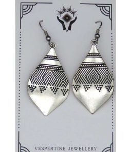 Boucles d&rsquo;oreilles losanges