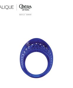 Bague icône bleu lalique