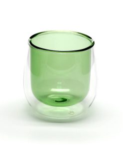 Set 2 Coffee tea crystal glasses