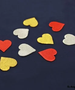 Ecusson Dame de coeur | Ecusson à thermocoller 24 mm