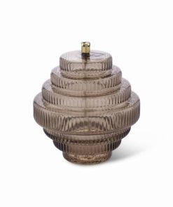 Lampe huile Twin champagne