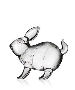 Sculpture lapin cristal zodiaque chinois